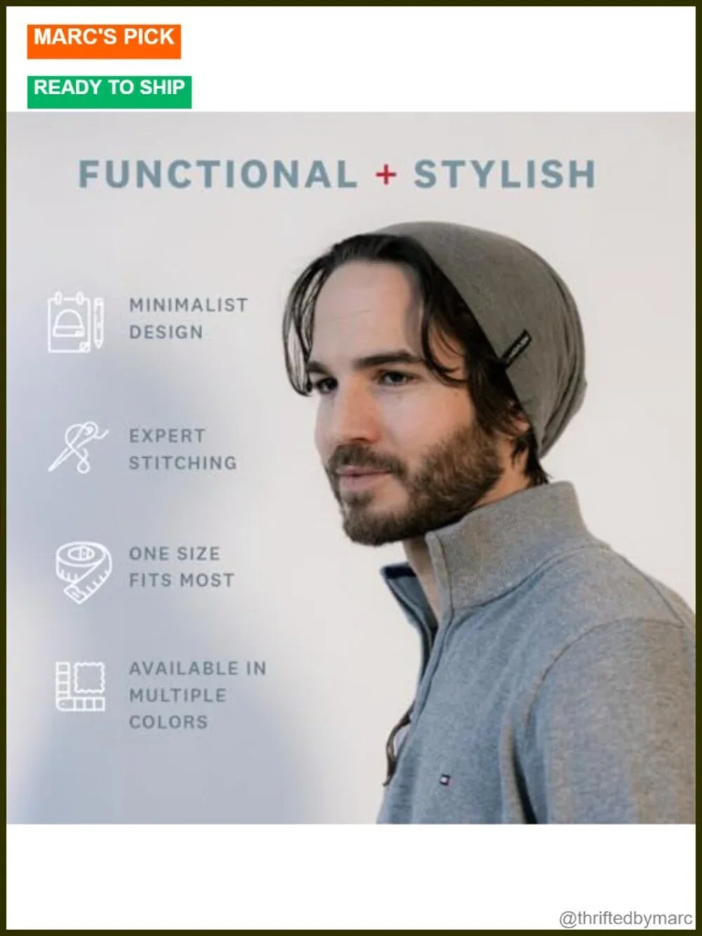 Soft Modal Slouchy Beanie - Lightweight Summer Hat for Men Women